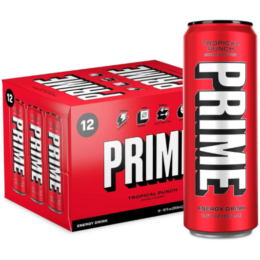 Prime Tropical Punch Energy Drink Can