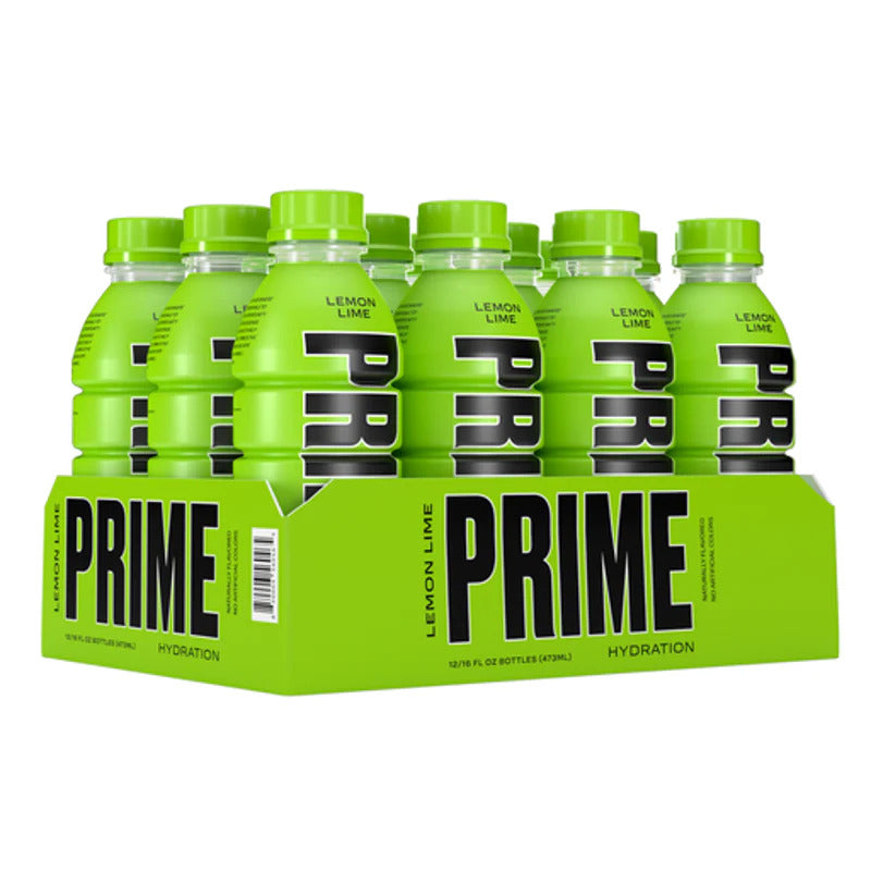 12 Pack Lemon Lime Prime Hydration Drink